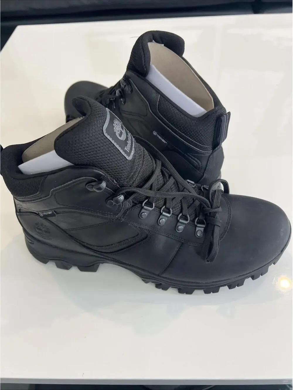 Men's Timberland  Mt. Maddsen Black Boots Size 14
